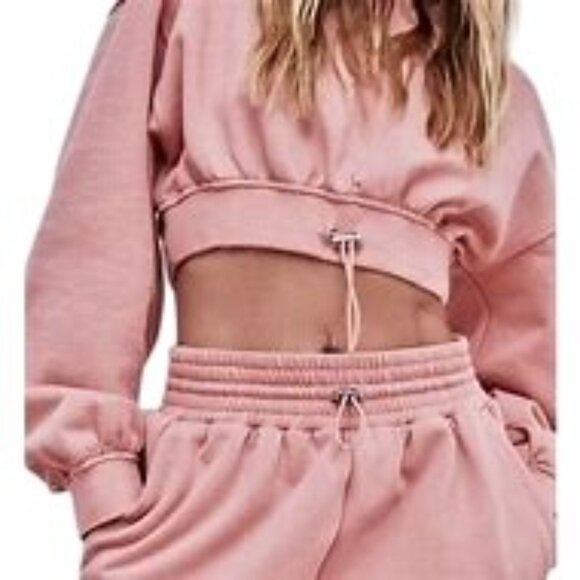For Love And Lemons Josie Sweatpants Pink Size XS - Picture 4 of 11